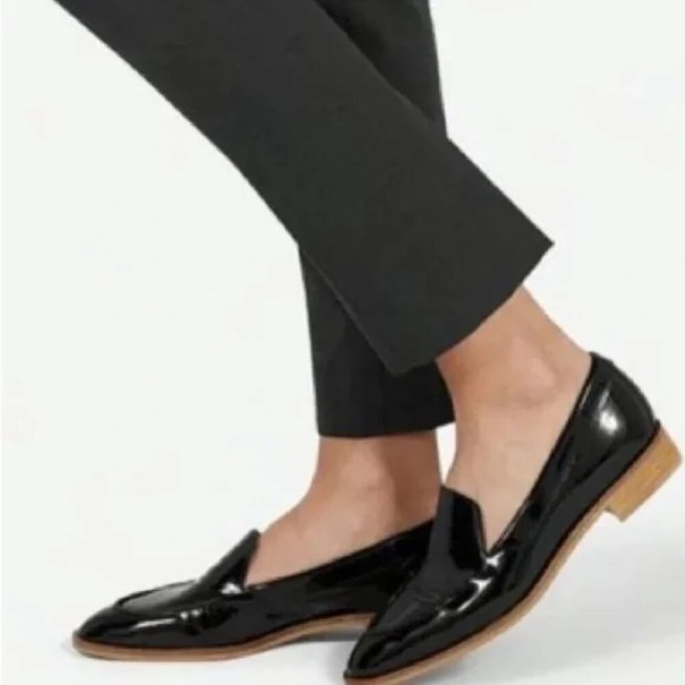 EVERLANE Black Patent Leather Loafers 7.5M